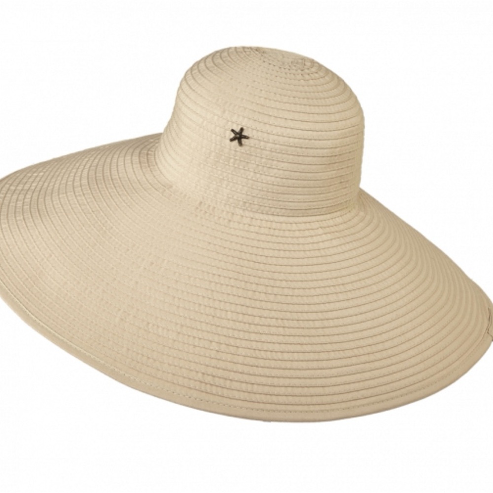 NEW Flora Bella Natasha ribbon hat , wide rim.